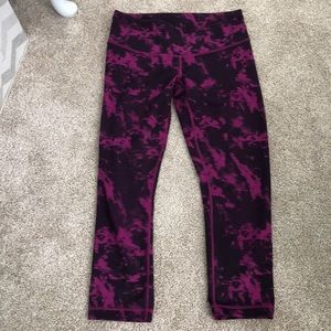 Lululemon wunder under cropped pant